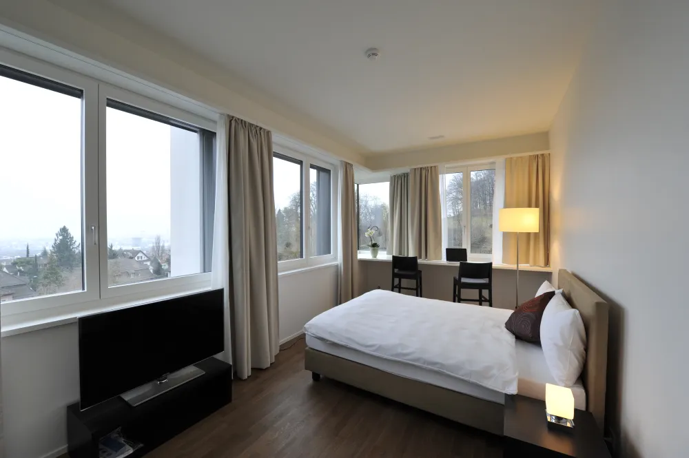 Apartment of category panorama bed area