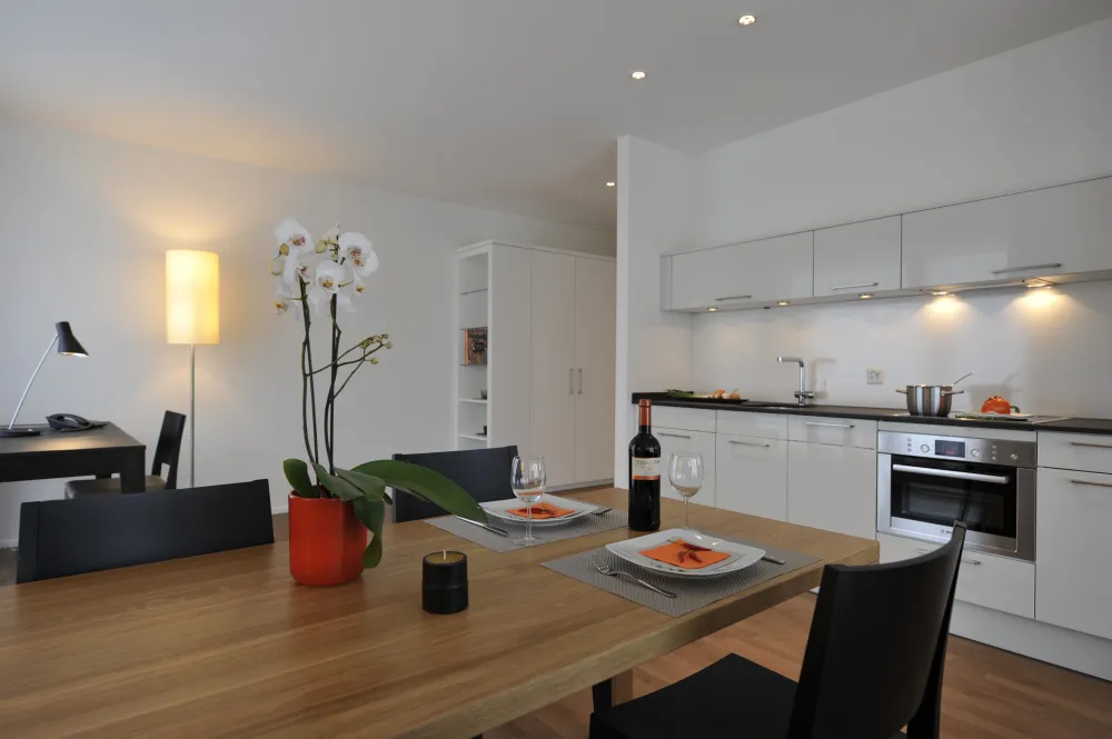 Apartment of category top IV dining and working area